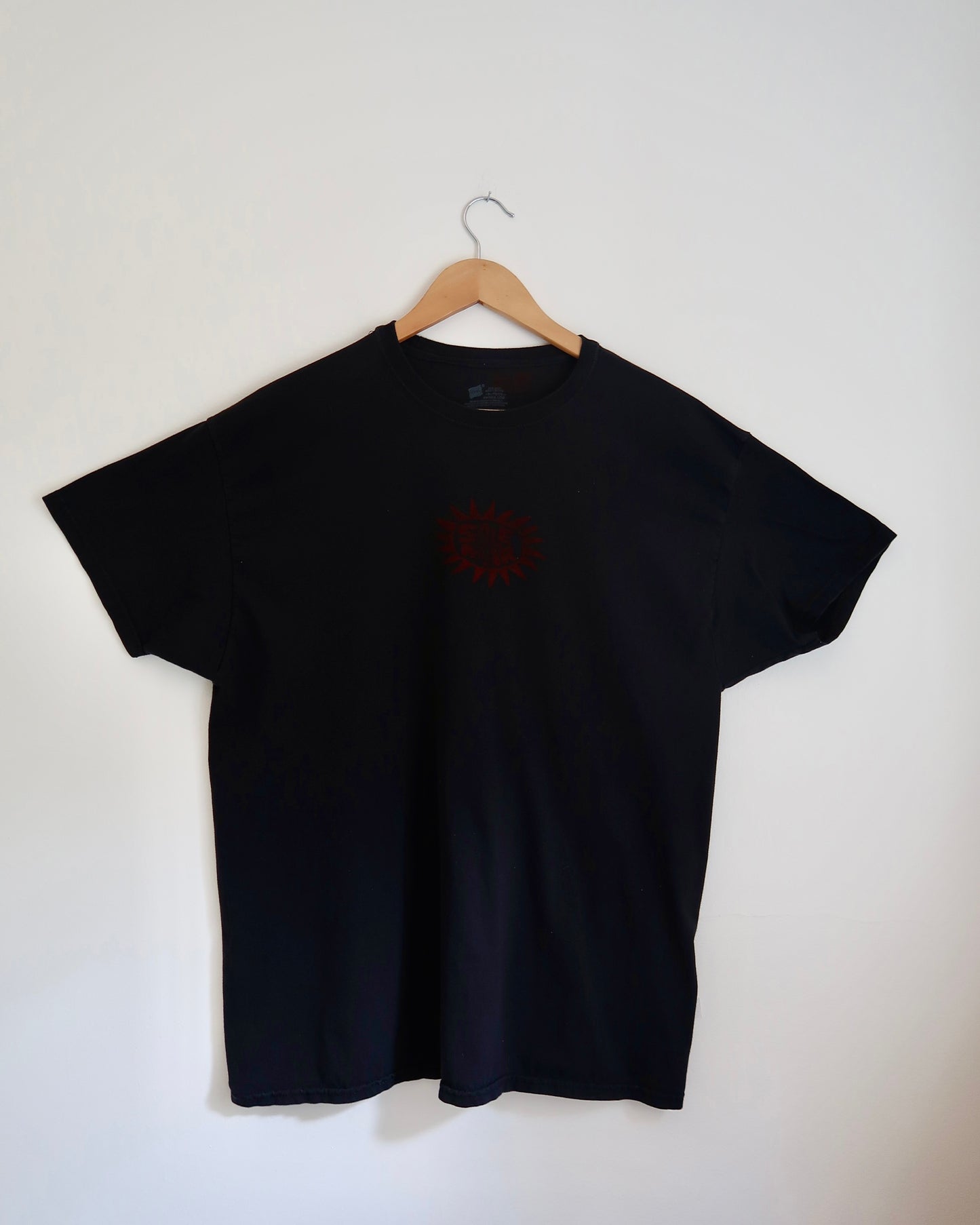 Black Stamped SOLEMAR Tee