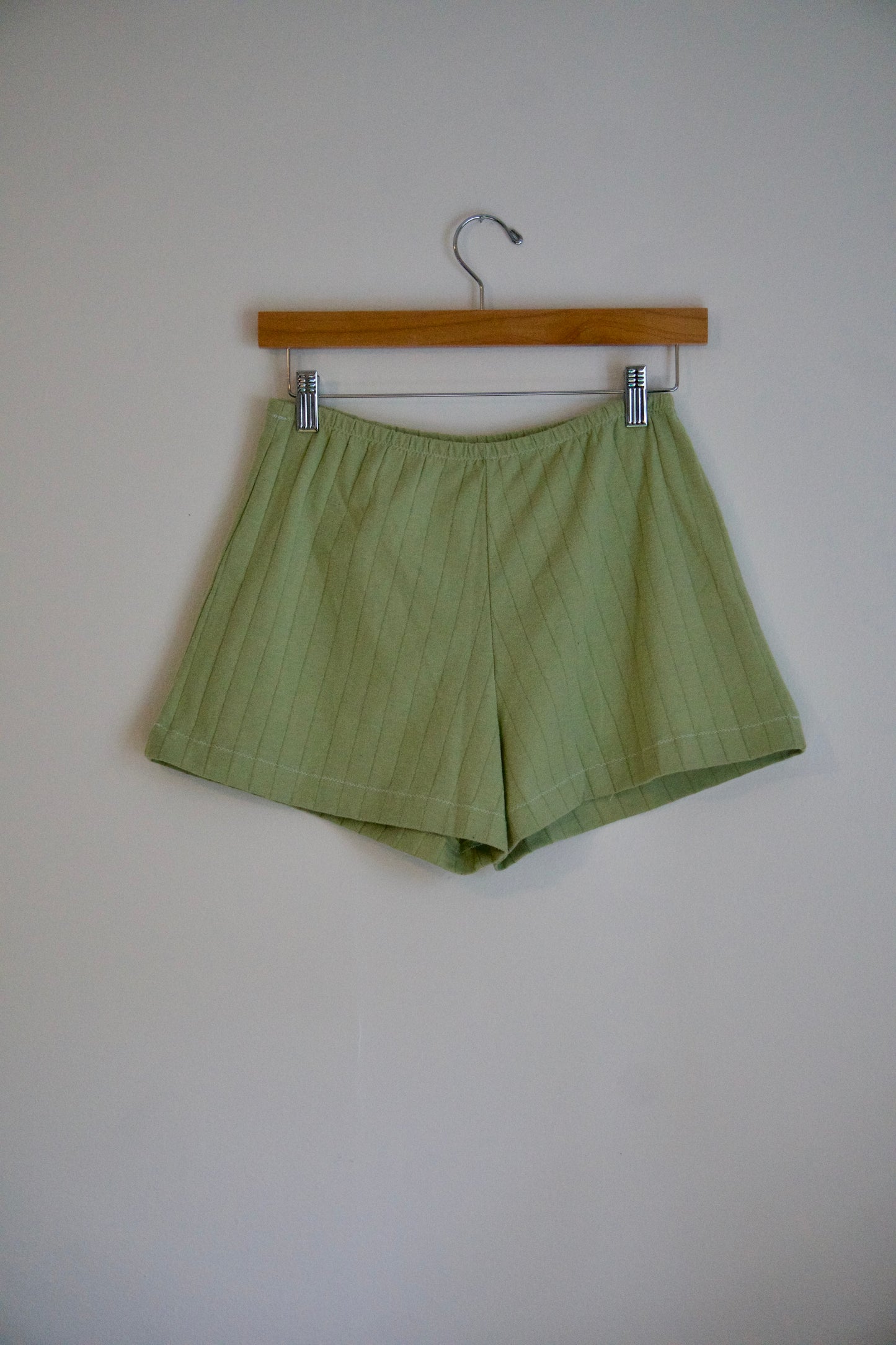 Chica Micro Shorties in Light Green
