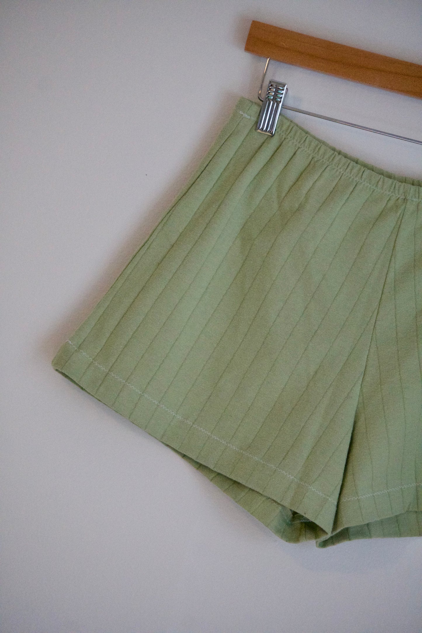 Chica Micro Shorties in Light Green
