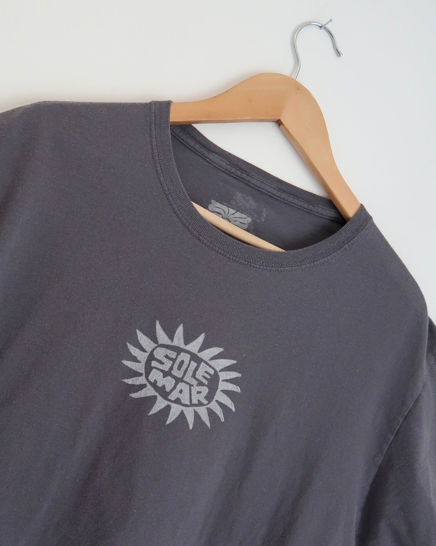 Grey Stamped SOLEMAR Tee