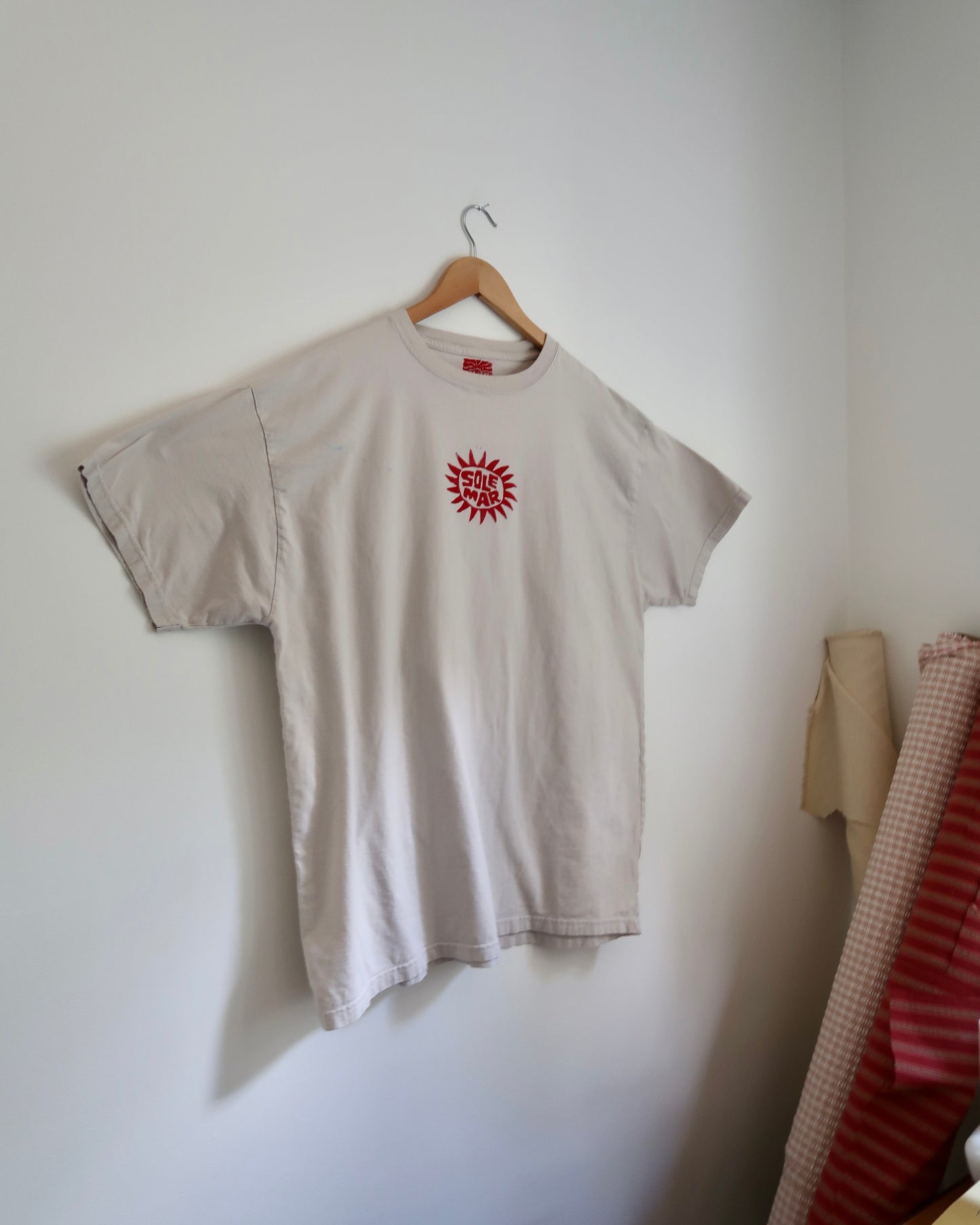 Light Tan Stamped SOLEMAR Tee