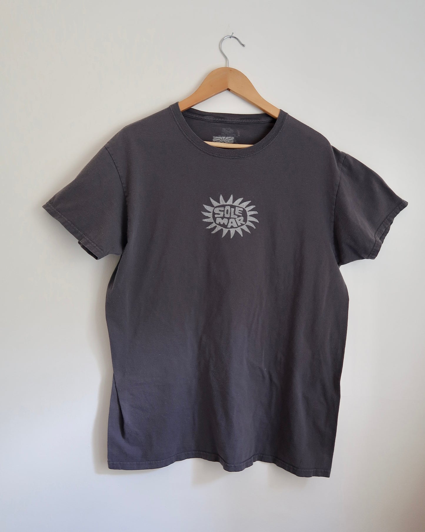 Grey Stamped SOLEMAR Tee