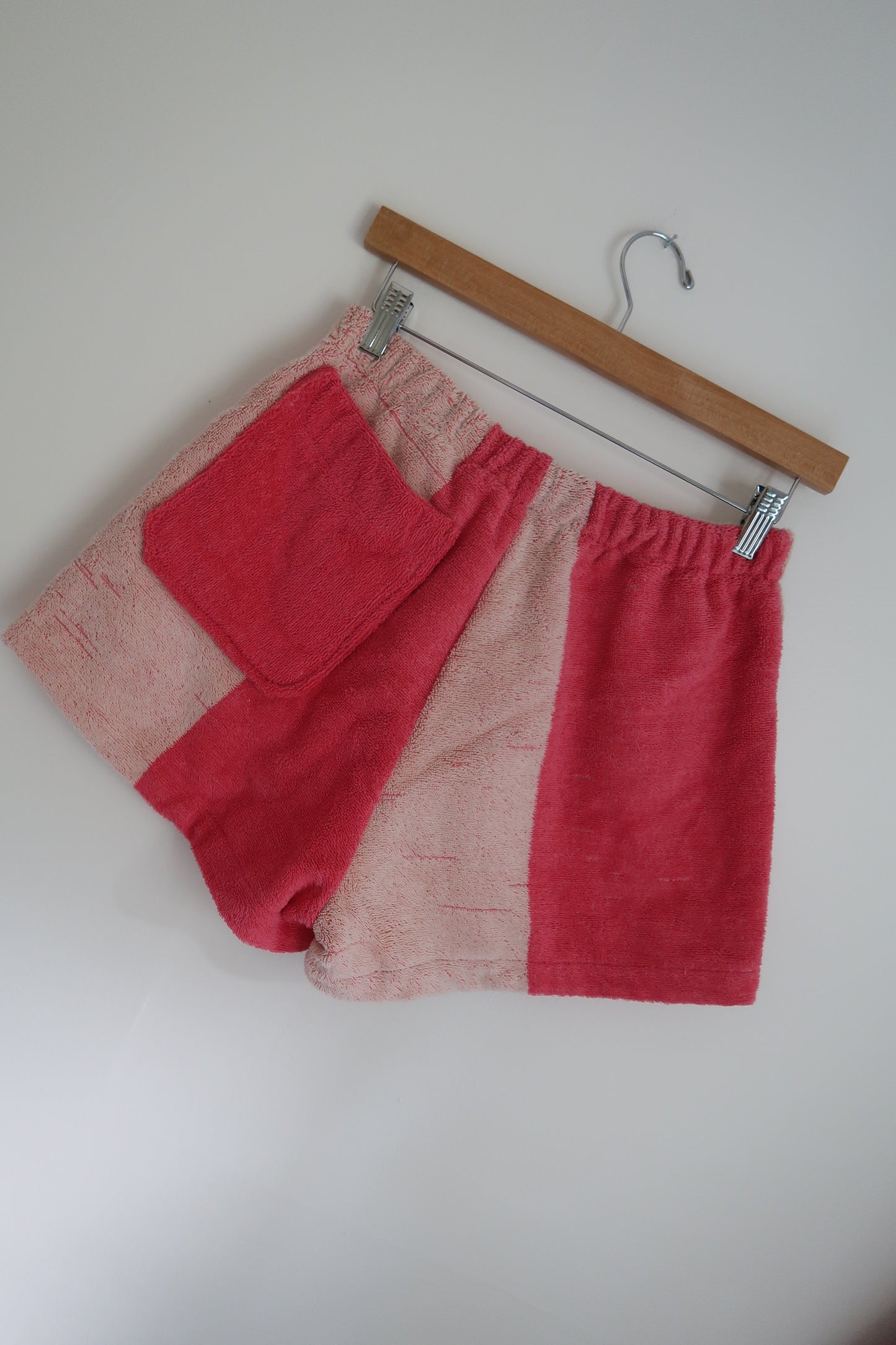 Towel Shorts in Pink