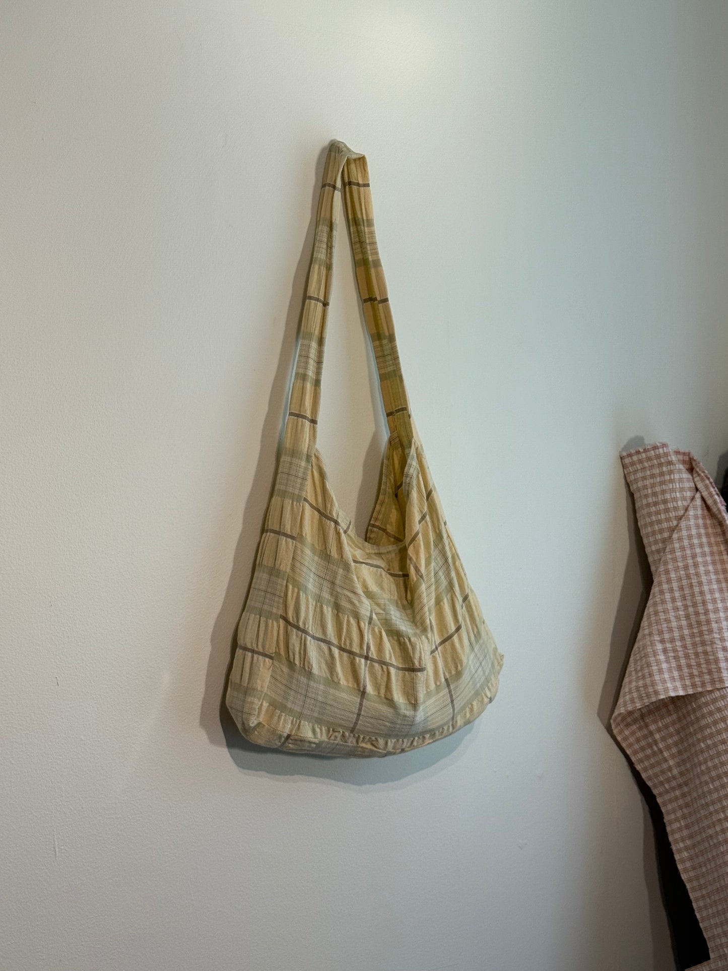 Yellow Plaid Boxy Slinger