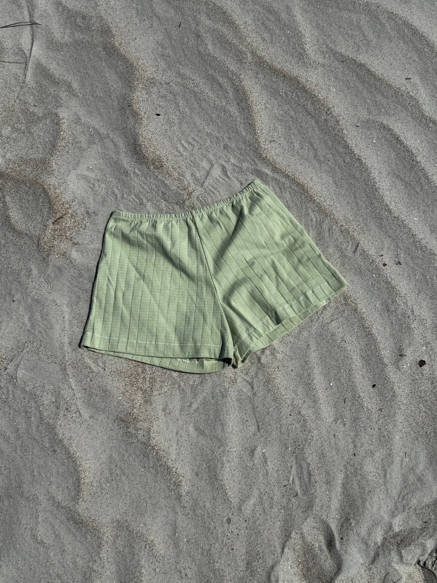 Chica Micro Shorties in Light Green