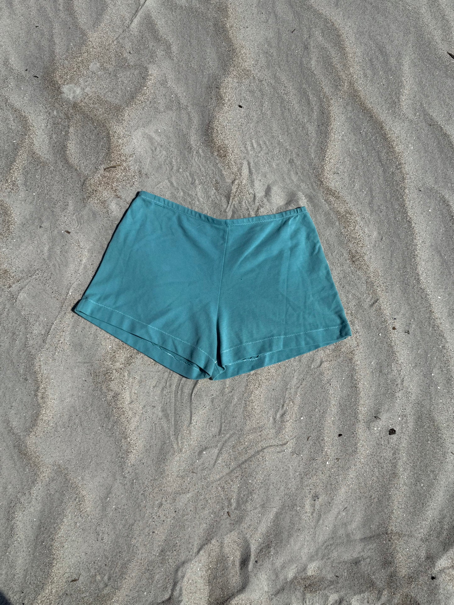 Chica Micro Shorties in Aqua