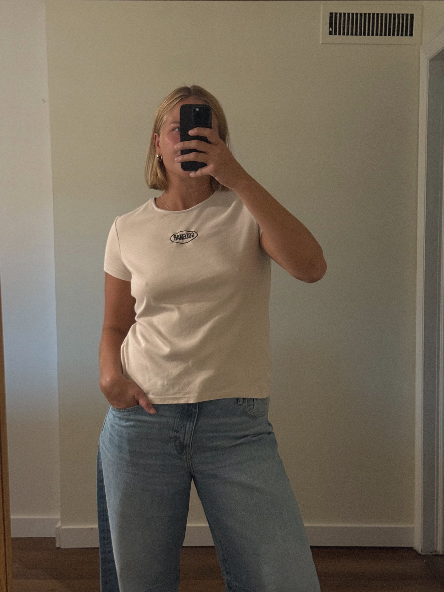 Cream SOLEMAR Tee