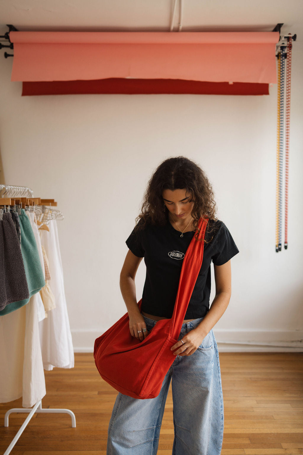 Red Boxy Slinger