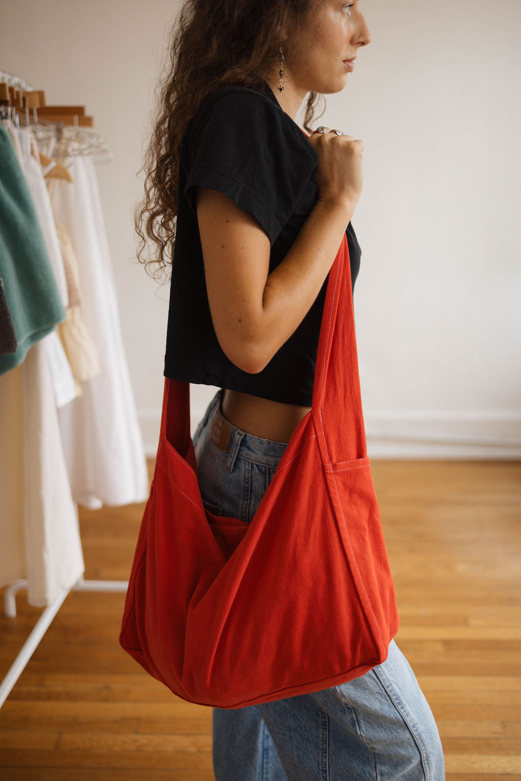 Red Boxy Slinger