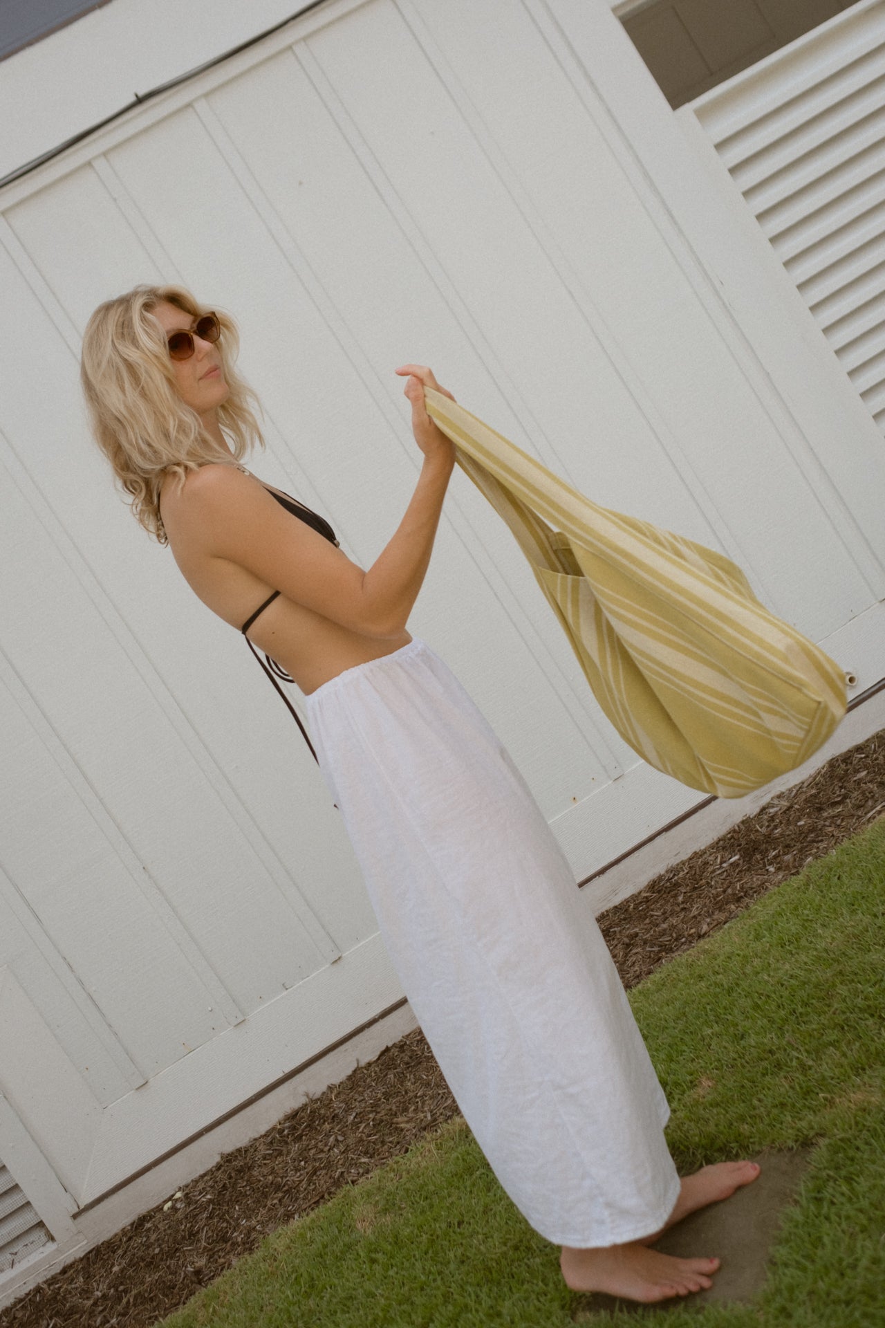 GRANDE BOXY BEACH TOTE IN VERDE