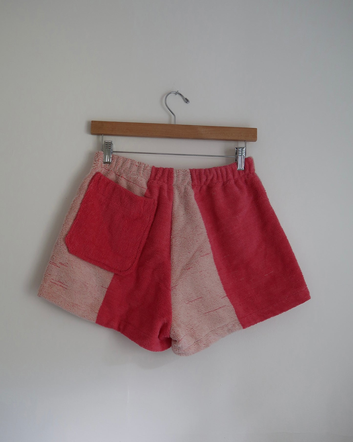 Towel Shorts in Pink