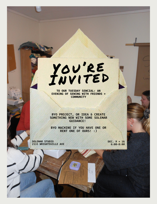 SEWING SEWCIAL! BYO PROJECT :)