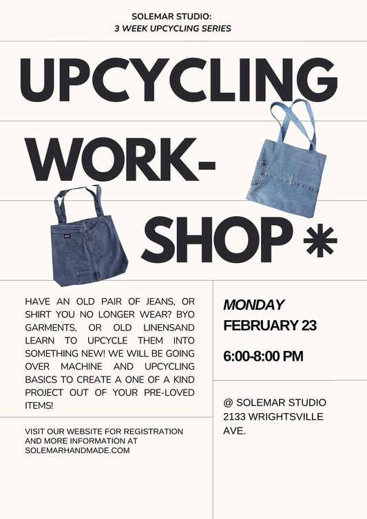 Upcycling Workshop: REWORKING GARMENTS