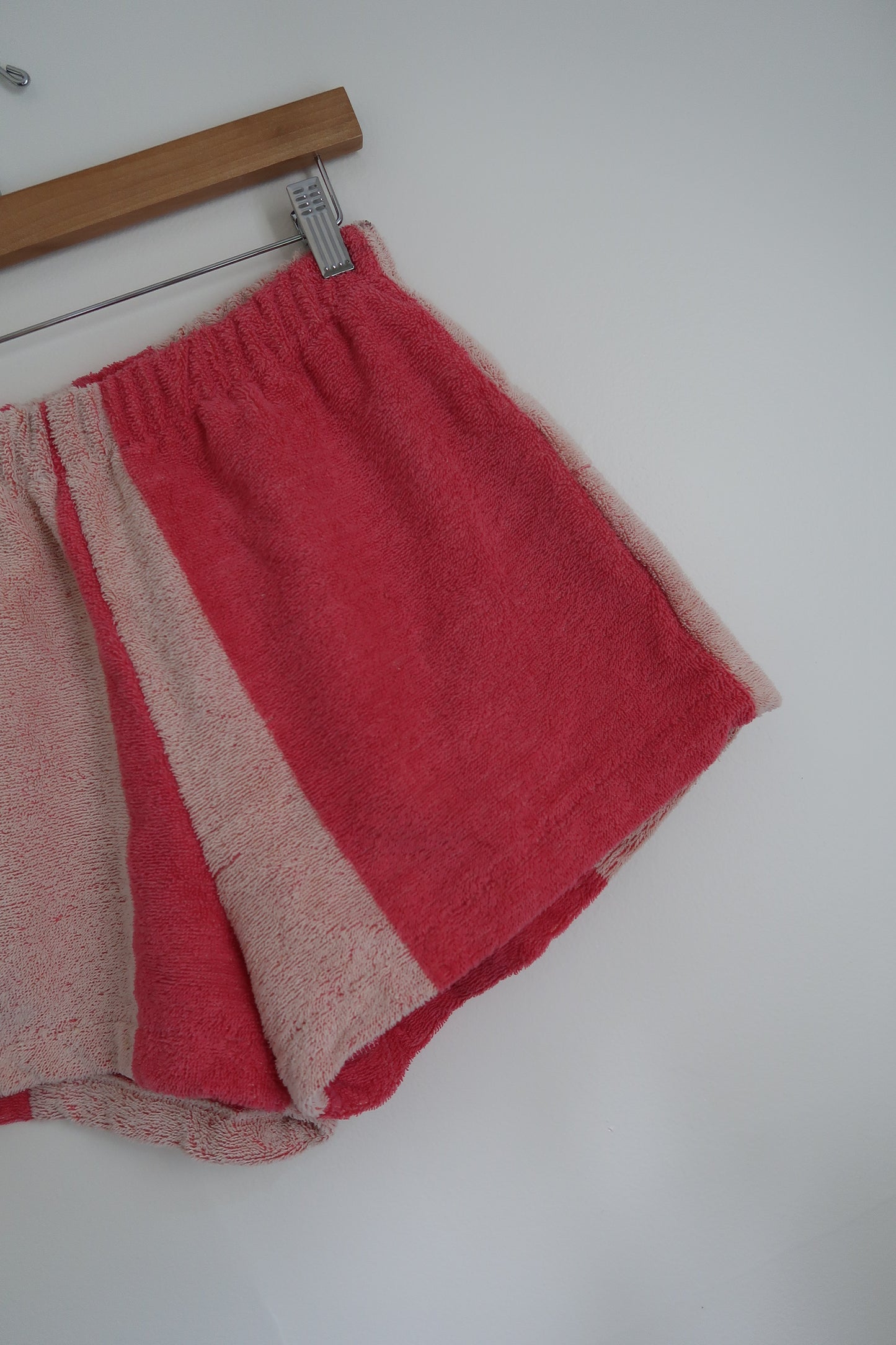 Towel Shorts in Pink