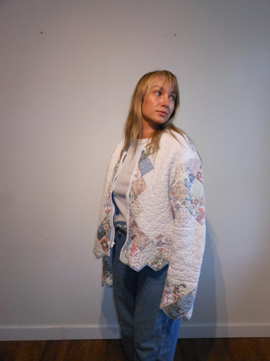 Quilted Jacket w/ Zipper