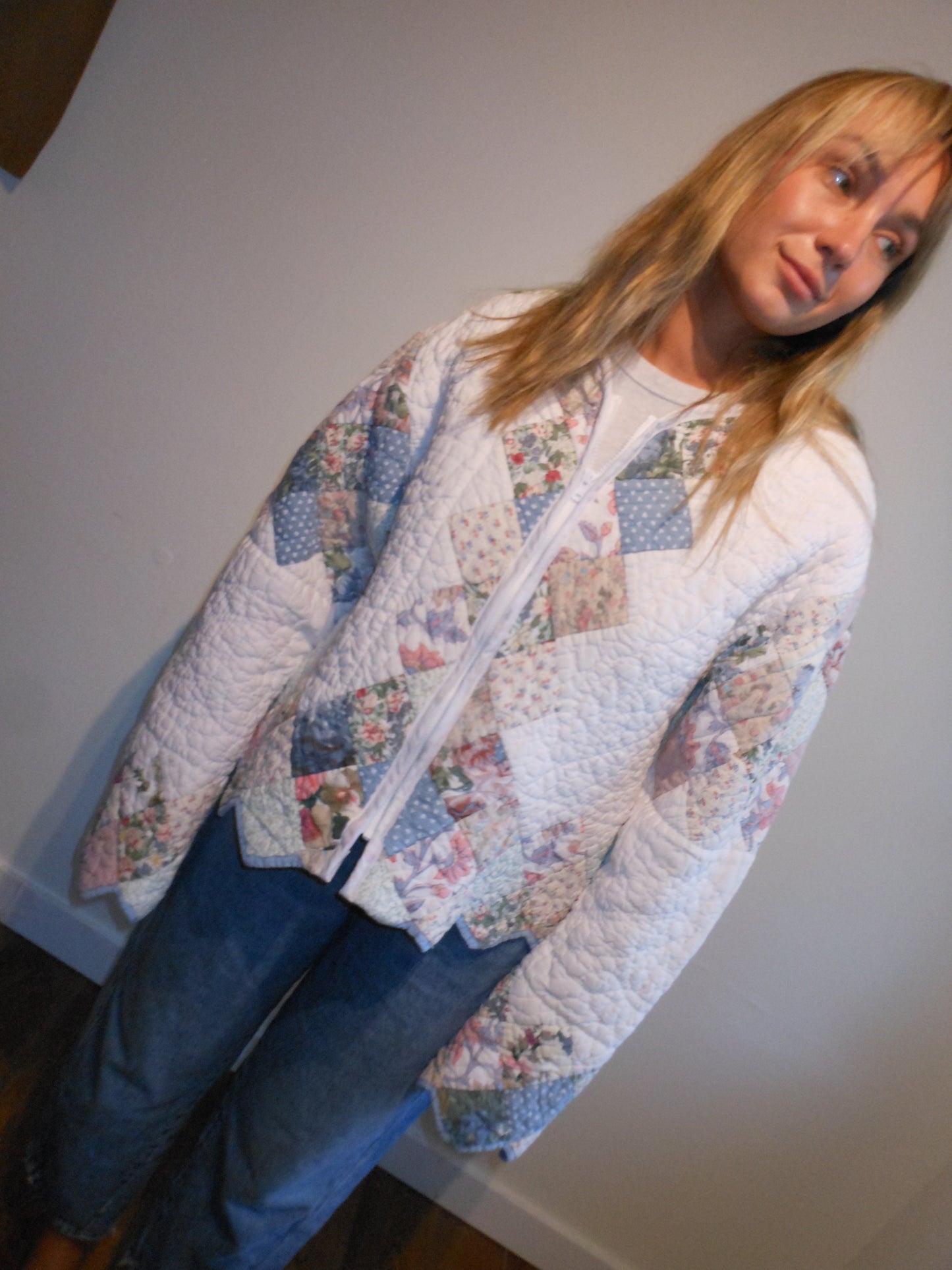 Quilted Jacket w/ Zipper