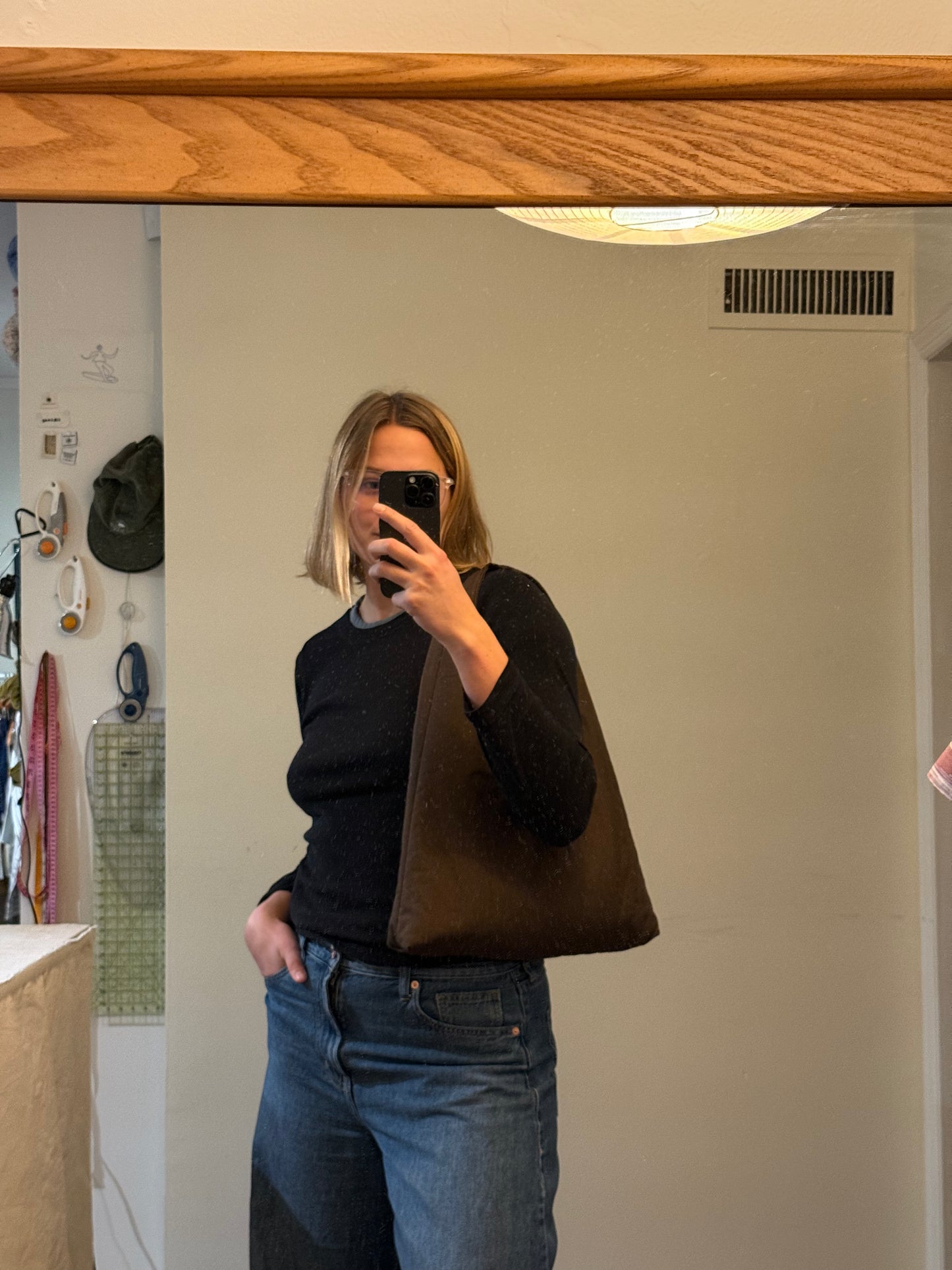 Chocolate Triangle Tote