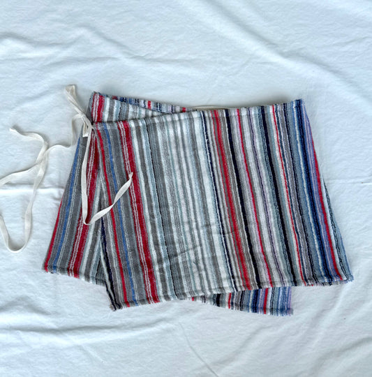 Wrap Skirt in Stripes