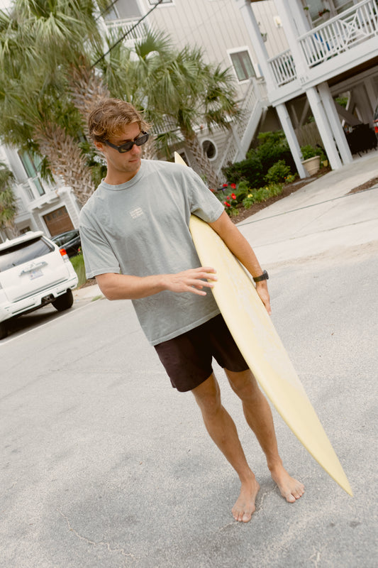 Triple Stacked Embroidered SOLEMAR Tee